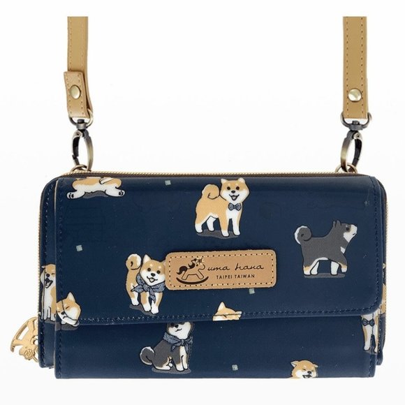 Uma Hana Handbags - Waterproof Shiba Crossbody Shoulder Clutch Purse